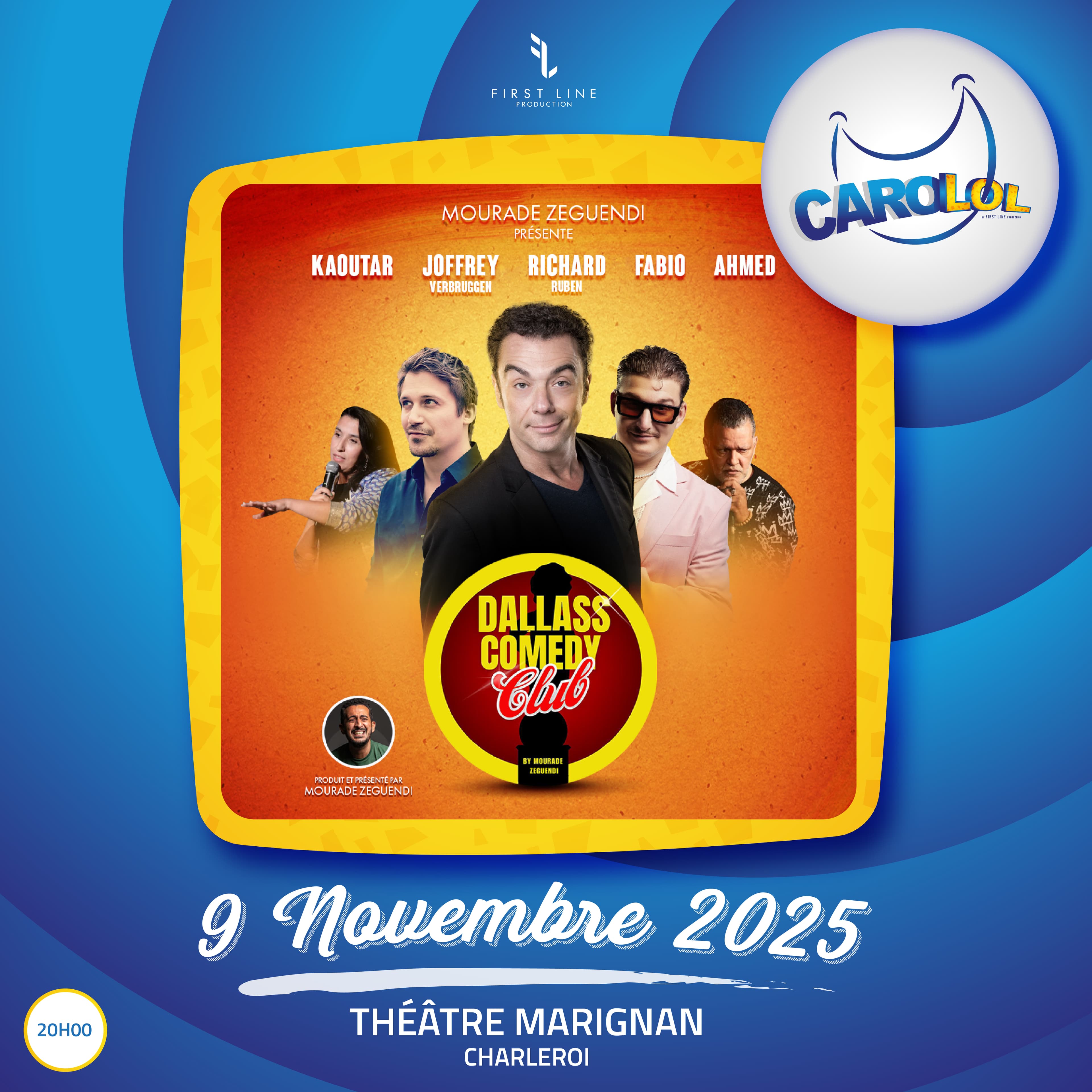 Affiche du spectacle Dallass Comedy Club - Stand Up