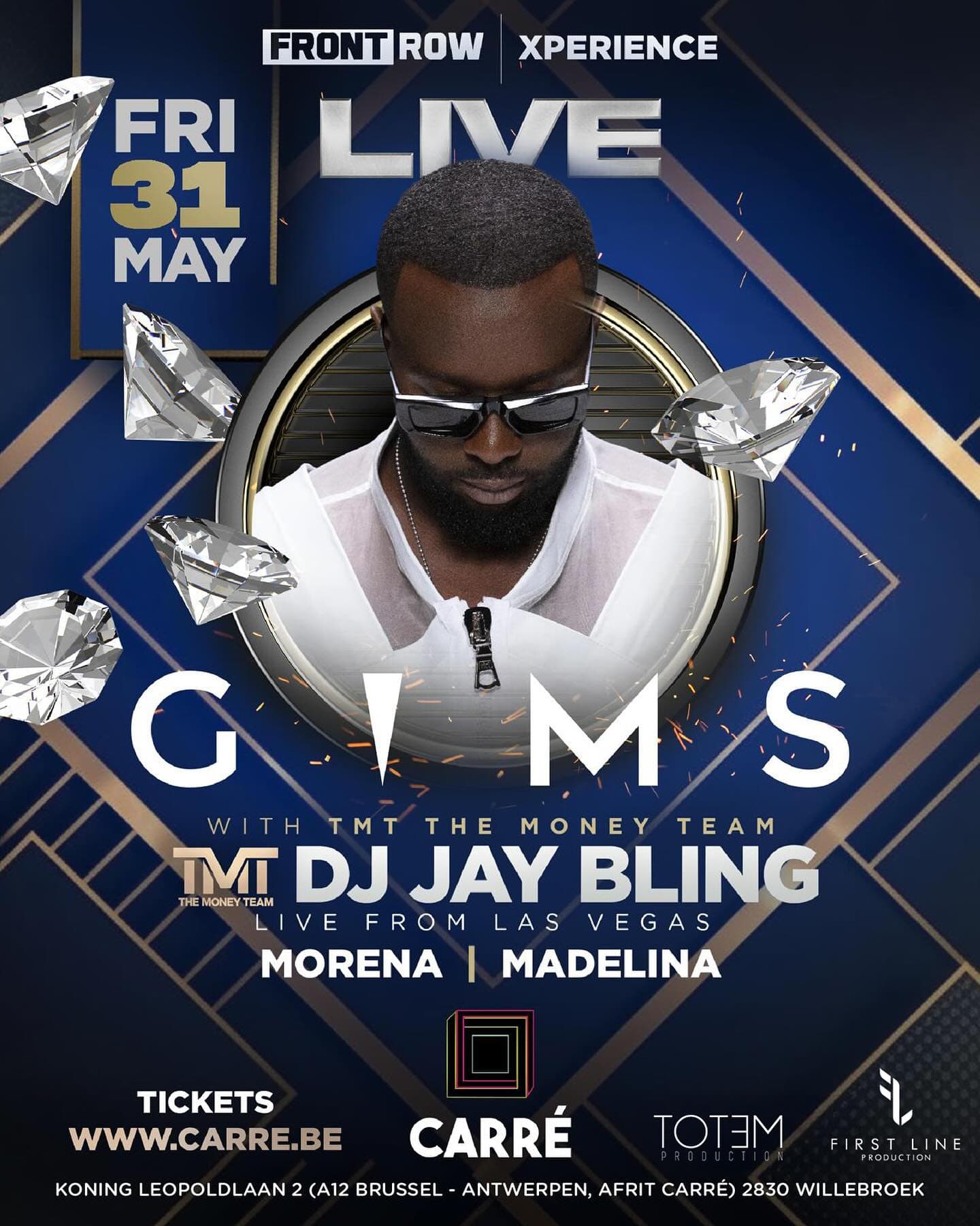 Affiche du spectacle GIMS LIVE ON STAGE - Concert