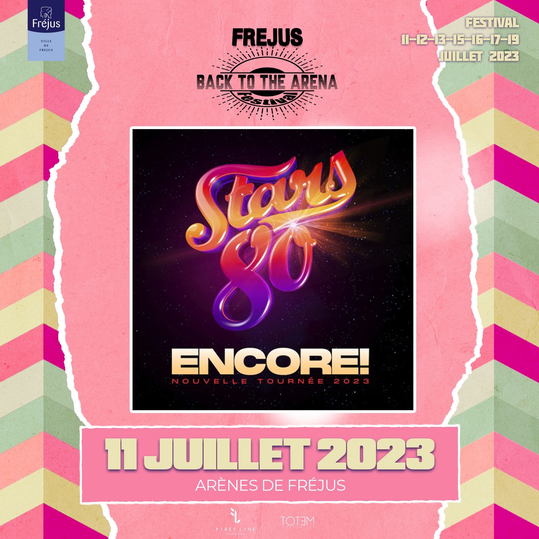 Affiche du spectacle STARS 80 - Concert