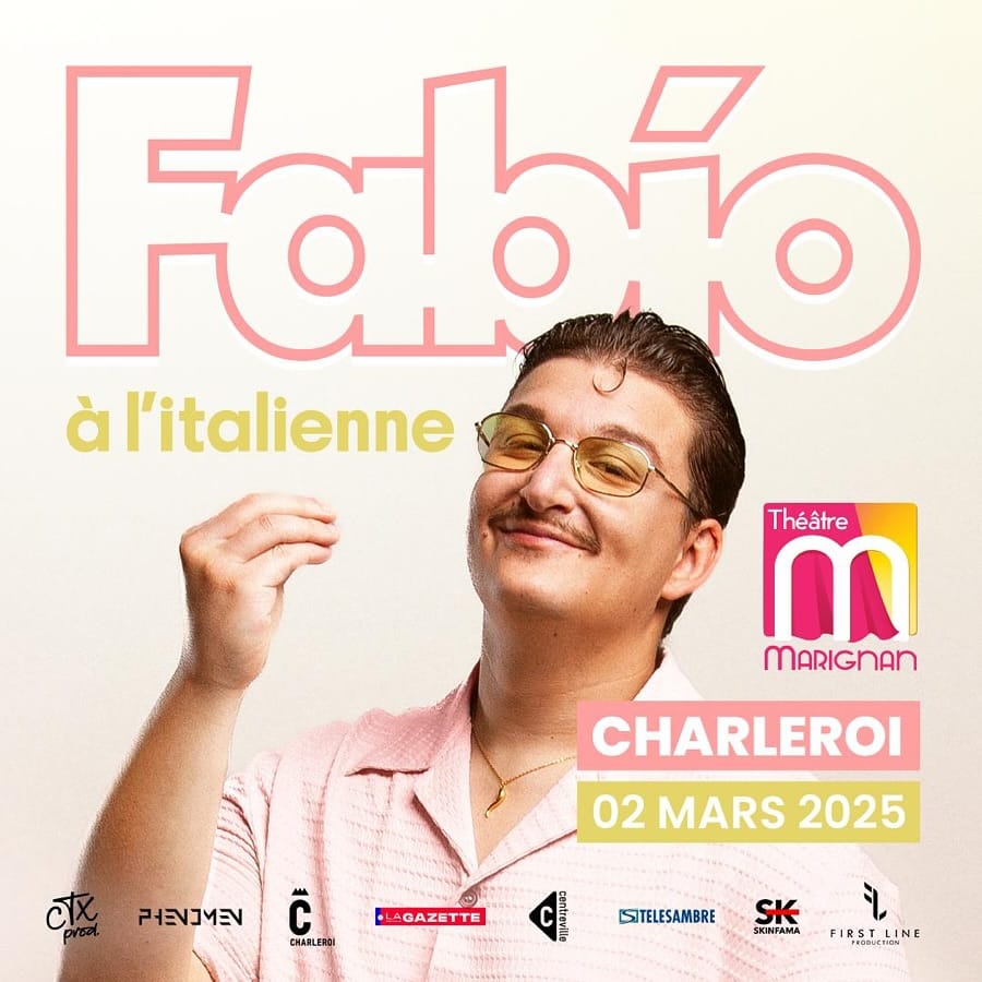 Affiche du spectacle Fabio à l'italienne - Stand Up