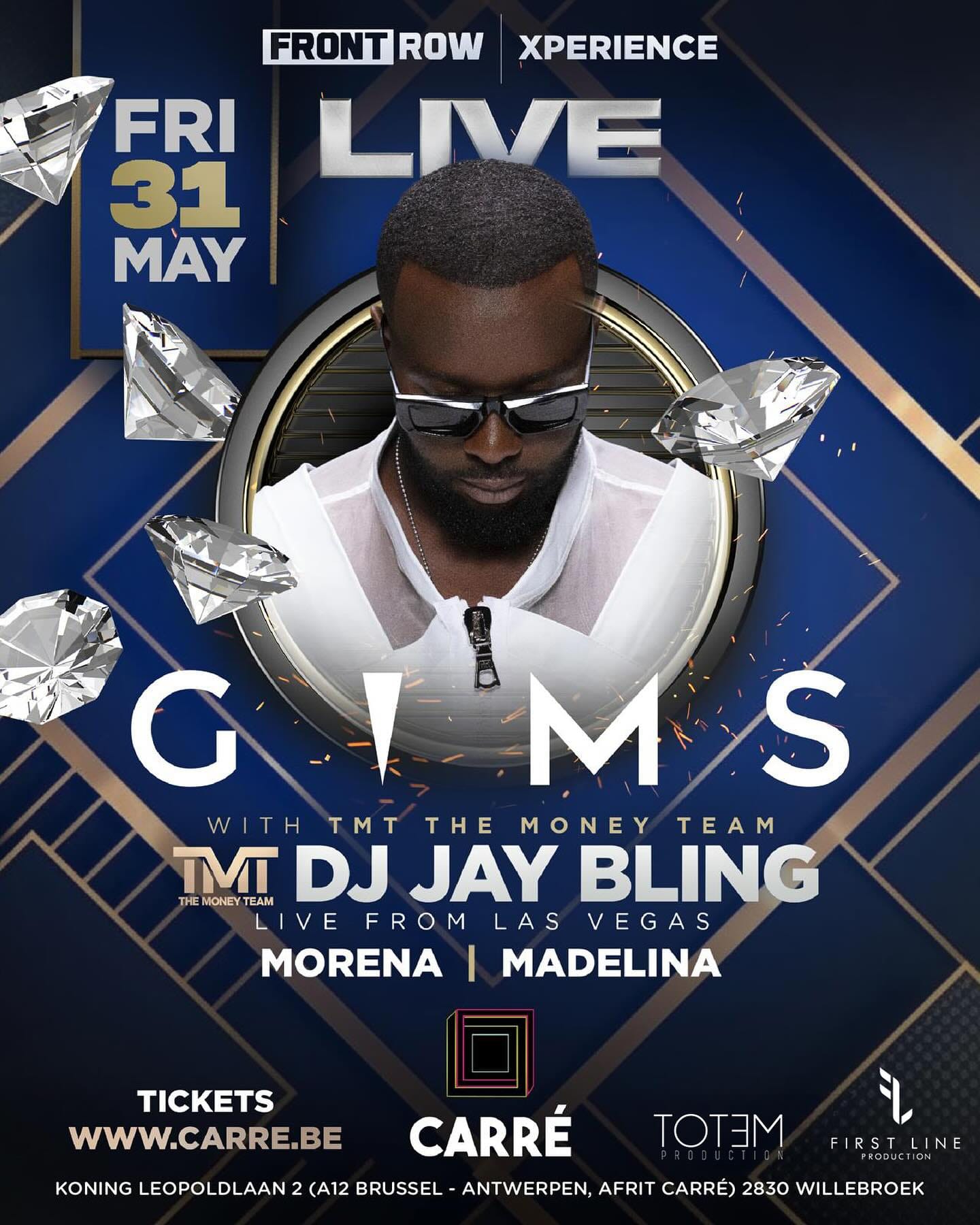 Affiche du spectacle GIMS LIVE ON STAGE - Concert