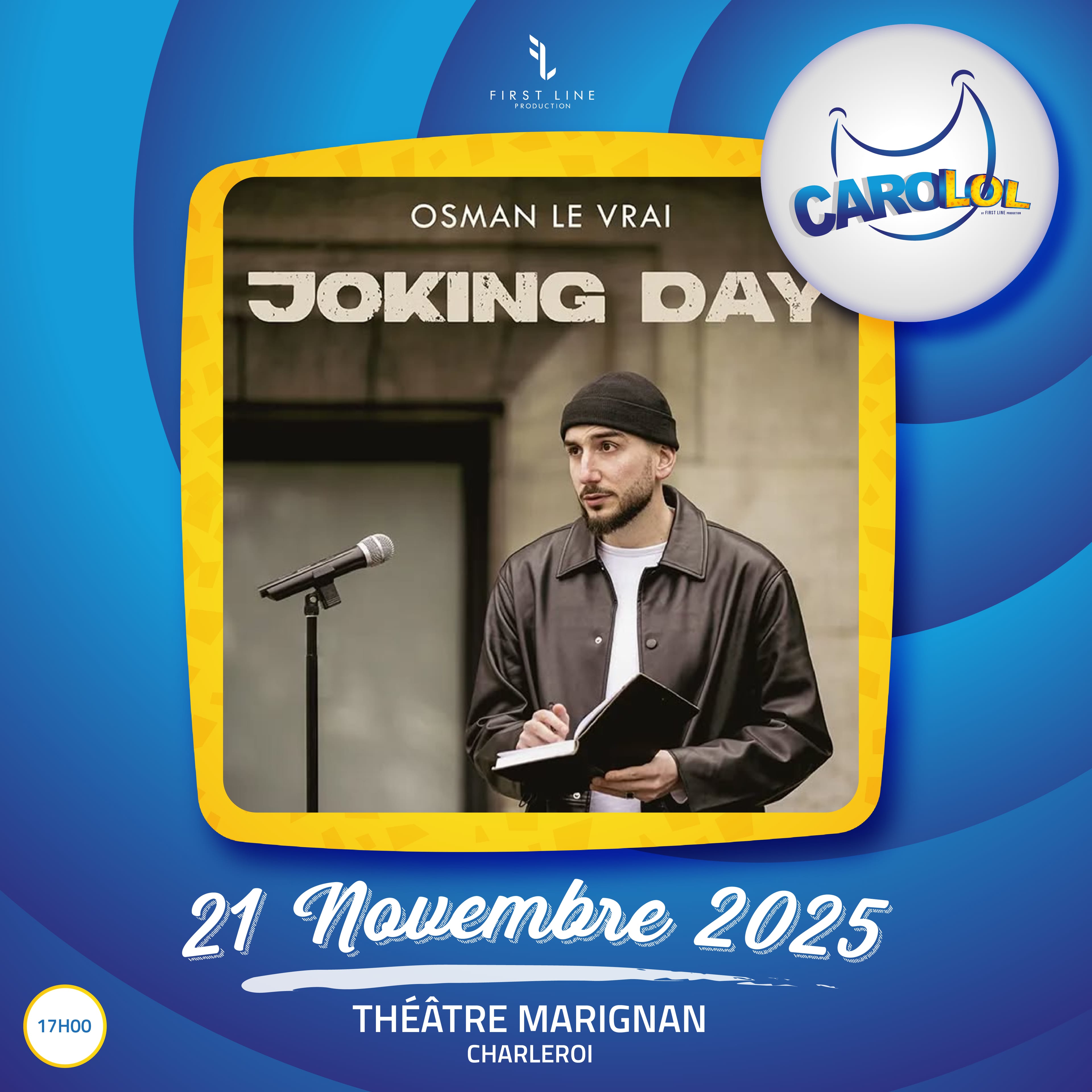 Affiche du spectacle Osman Le Vrai - One Man Show