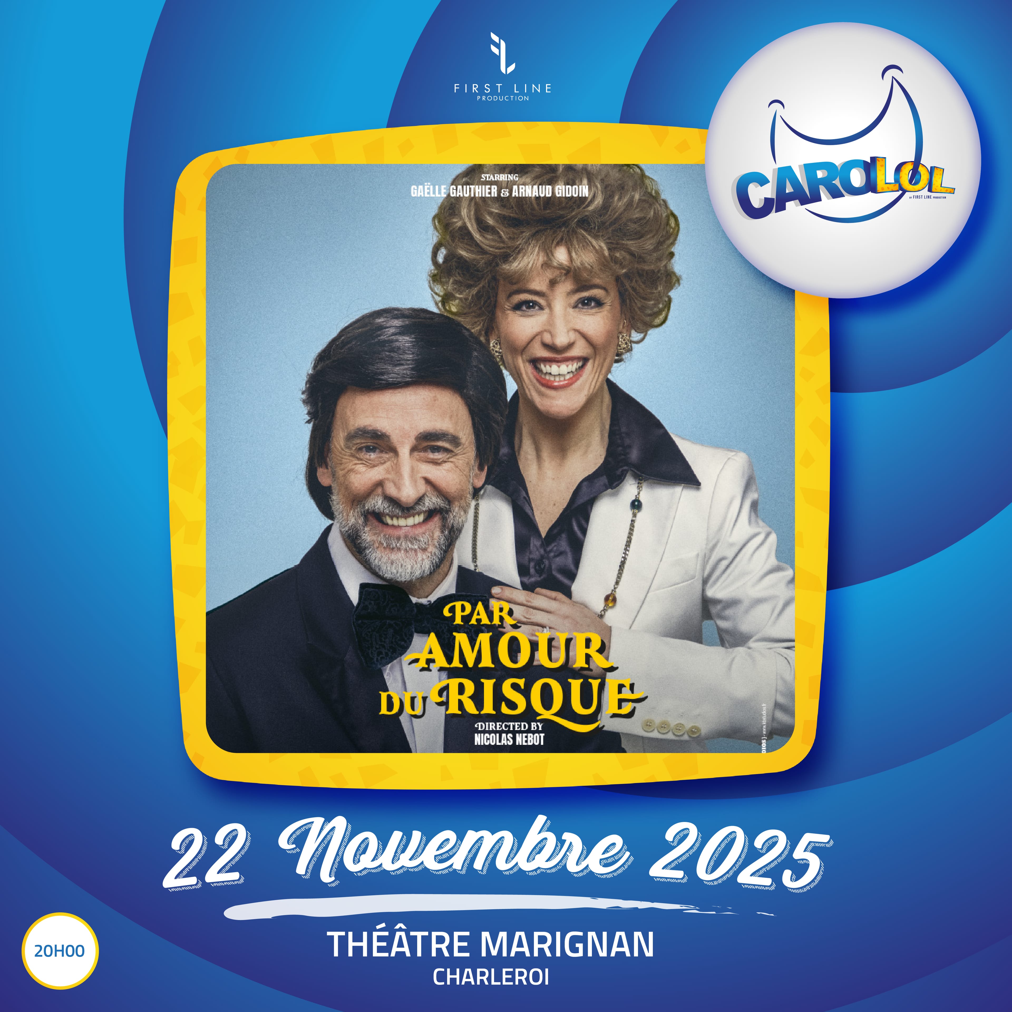 Affiche du spectacle Par Amour du Risque - Théâtre