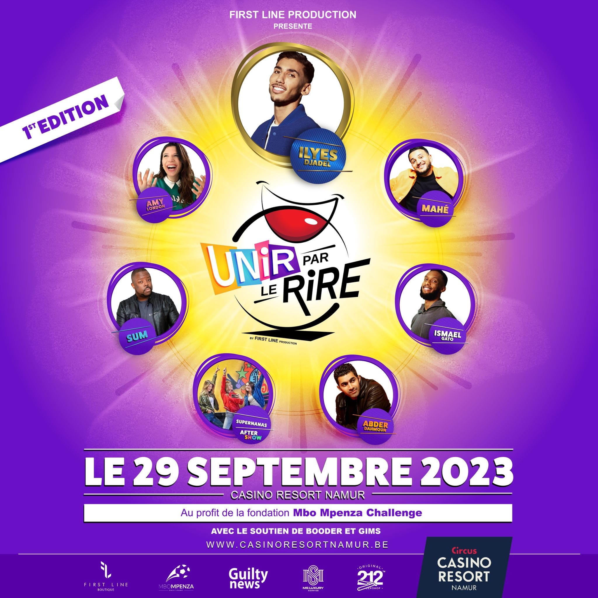Affiche du spectacle Unir par le rire - Caritatif/Associatif